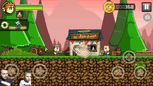 ВЫЖИВАНИЕ В РОССИИ ИГРАЯ в DAN THE MAN  РЕБЕНОК ИГРАЕТ С ПАПОЙ НУБ и ПРО