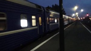 Поезд Санкт-Петербург - Минск отправляется от витебского вокзала