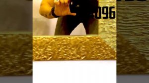 Золотое зеркало Gold mirror 4096 в золотой раме