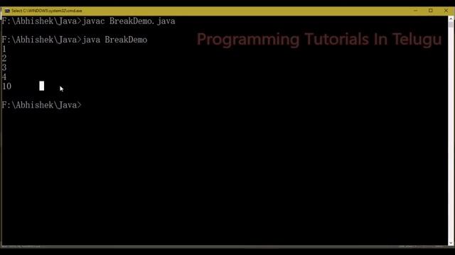 Transfer Statements in Java in Telugu смотреть онлайн