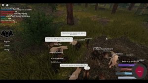 Huge Wolf Pack gameplay! | Cenozoic Survival | Roblox