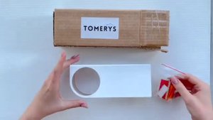 Держатель для туалетной бумаги настенный с полкой для телефона, освежителя, декора в ванную комнату