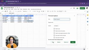 How to Search in Google Sheets ?
