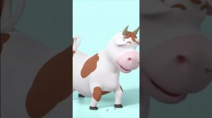 Cosa sta facendo questa mucca?? | Video Divertente per Bambini | HeyKids #shorts