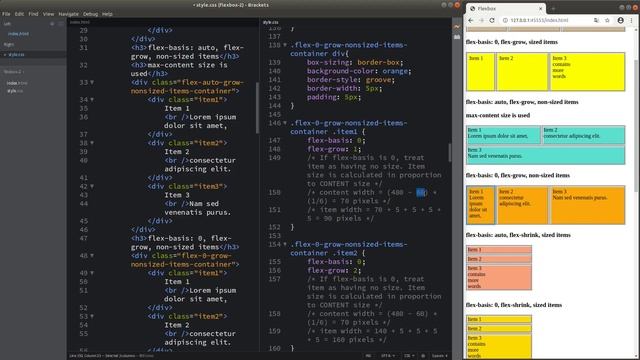 Flexbox Explained Part 2 - Basic CSS3 Fast | flex-grow, flex-shrink, flex-basis