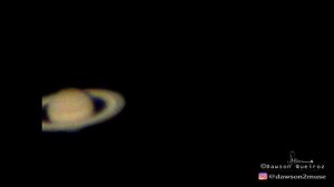 Saturn with 300 mm telescope (26 may 2020, 03:00)