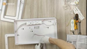 TRIPLEX 170 Белый - сборка потолочной светодиодной люстры с пультом от Estares.