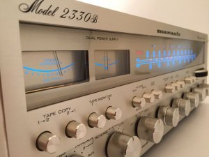 Marantz 2330B Stereophonic Stereo Receiver-ЯПОНИЯ -1977 ГОД.