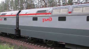 2ЭС6-992 "Синара" с грузовым поездом