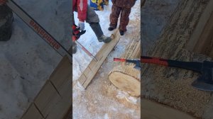 Мастер-класс по изготовлению колоды из цельного бревна.