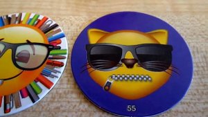 Фишки со Стикером ЭМОДЖИ от Чипикао Новая Коллекция! Chipicao Emoji™ - Целая Коробка Круассанов