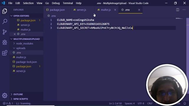 How to Upload Multiple Images to Cloudinary in Node.js Express & Multer смотреть онлайн