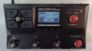 #009 How To Change Patches And Banks ZOOM B2 FOUR