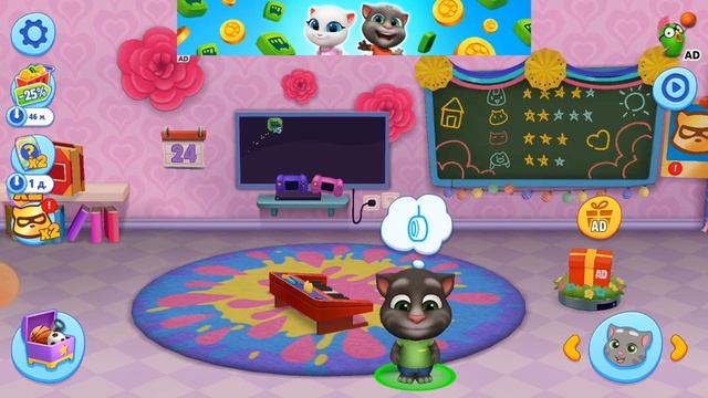 Том и Анджела уже проснулись. Завтрак. Том не помыл руки и у него заболел живот. смотреть онлайн