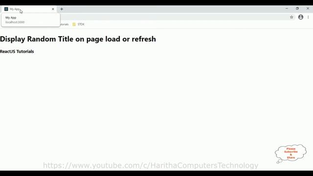 Reactjs Title Bar Display Randomly On The jsx Component смотреть онлайн