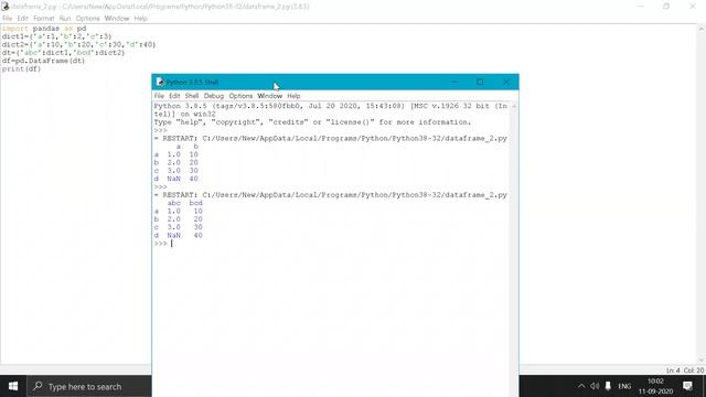 class xii -python pandas