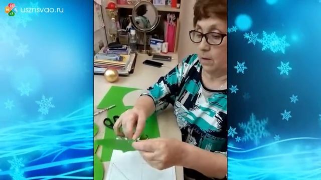 3D ёлочка из бумаги смотреть онлайн