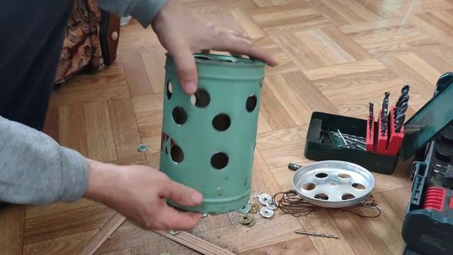 ЗАЩИТНАЯ КОРЗИНА ДЛЯ КЕРАМИЧЕСКОЙ ЛАМПЫ,В КУРЯТНИК СВОИМИ РУКАМИ.