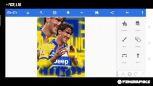 How to Make a Football Graphic Design with Android • Free Stock + PLP