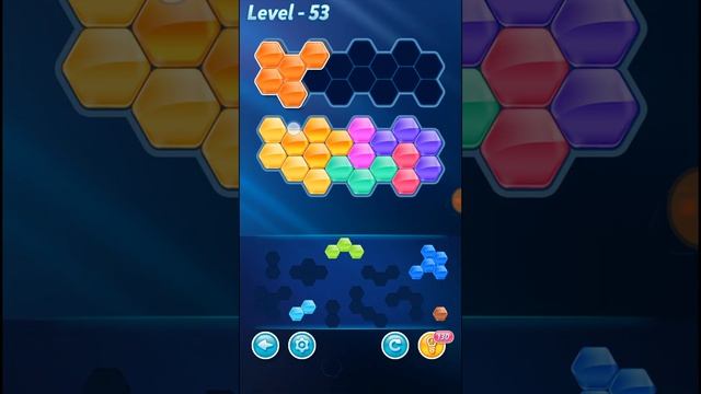 Block Hexa Puzzle Hero Level 53 Walkthrough