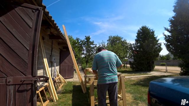 Стеллаж в гараж своими руками / Обустраиваю гараж / 2020 / 18+ смотреть онлайн