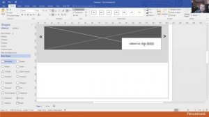 Desain Antar Muka Front End Web menggunakan Wireframe Visio