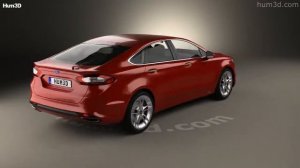 Ford Mondeo hatchback 2014 3D model by Hum3D.com