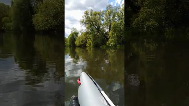 На катамаране Ондатра с электромотором Greenworks G40TM55 40V смотреть онлайн