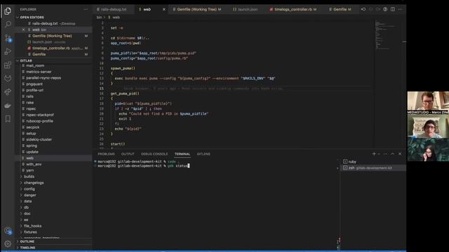 BE Pairing - 20230324 - Setting up Rails debugging in VSCode смотреть онлайн