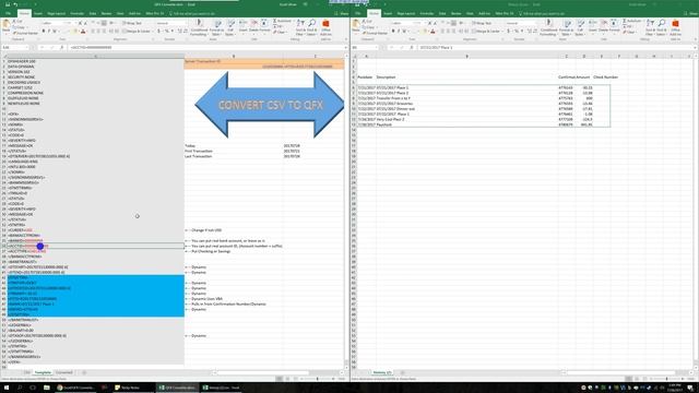 Free Excel CSV to Quicken QFX Converter смотреть онлайн