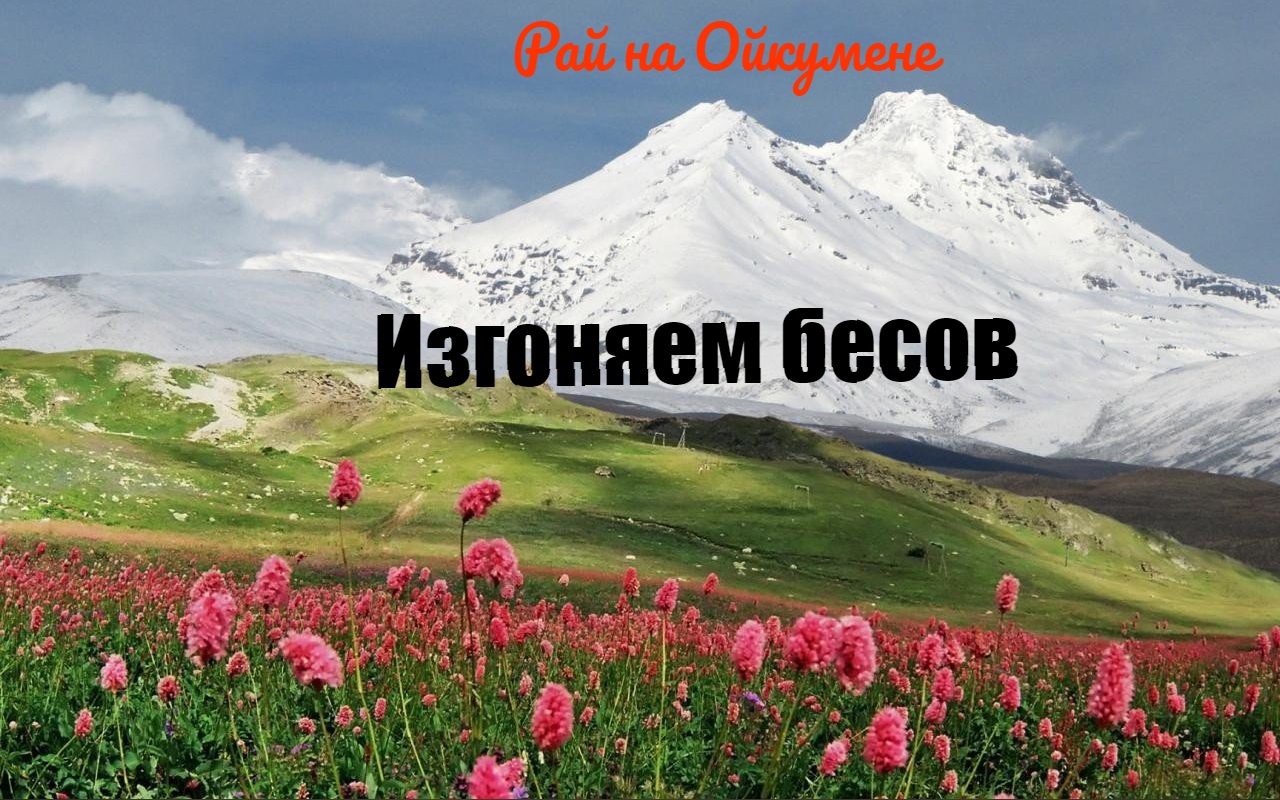 Изгоняю бесов.