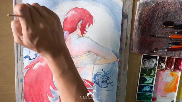 Watercolor [#104] Erza Scarlet смотреть онлайн