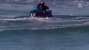 Акула напала на серфера на турнире J Bay Open