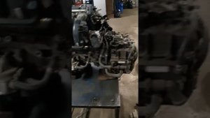 Снятие  двс 2.4 K4DE с автомобиля Santa Fe