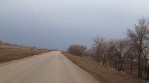 Заезд в с.Абганерово. 2022.02.26
