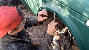 Поставил 30" колеса на НИВУ SIMEX EXTREME, режем арки, усиливаем лонжероны.