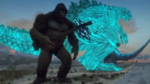 Godzilla Kong vs Godzilla Earth V2 - GTA V Mods