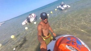 Парашют и гидроцикл с Таней