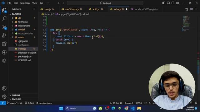 Get/fetch data from Mongo DB and show it in React JS | Fetch data from MongoDB using Node.js смотреть онлайн