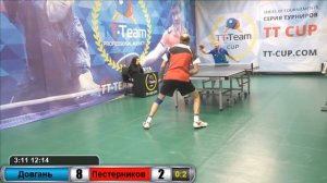 Довгань - Пестерников. 29 ноября 2016. TT Cup