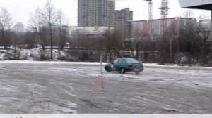 Полицейский разворот. Разворот задним ходом на 180 градусов. 2005 год, центр Штурман