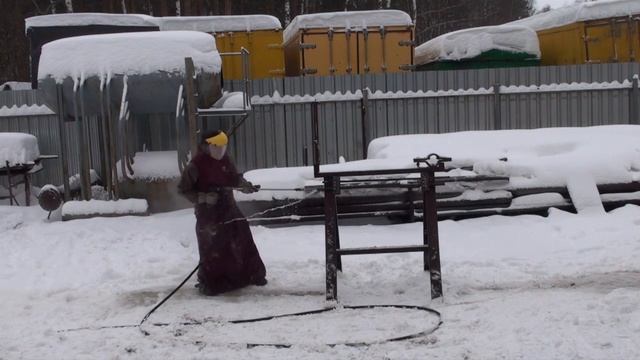 Очистка гидродинамической установкой Байкал теплообменных трубок для РОСАТОМА Смоленский филиал.