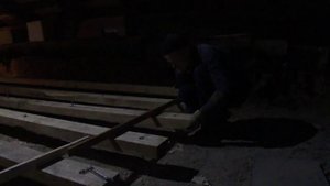 Мансарда. Наводим порядок на чердаке. Делаем пол по лагам