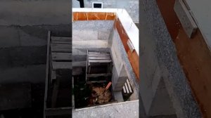 Стены армопояс готовых, на доме из монолитного арболита!