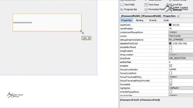 jPasswordField: What & How to Use | Netbeans Java GUI Control - Basics | ARBX CodeX смотреть онлайн