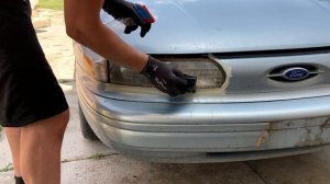 Ford Taurus (GL - 1993) HeadLight Polishing -  Diary VI.