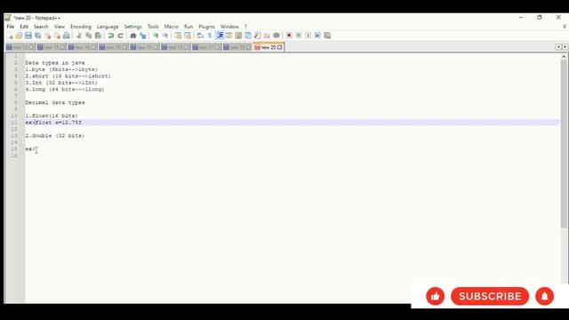 Data types in java #Java for beginner #java basics #selenium testing #Data types #char #int  #Strin