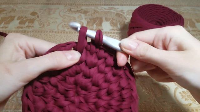 Корзинка крючком. Трикотажная пряжа | How To Crochet A Basket. Easy Tutorial. Tshirt Yarn
