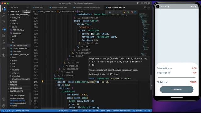 Furniture Shopping App | Part 3 | Flutter Tutorial 2023 | Flutter UI | tutorial flutter | Flutter