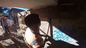 Ремонт шкафных стенок ж.д. моста Лазаревское